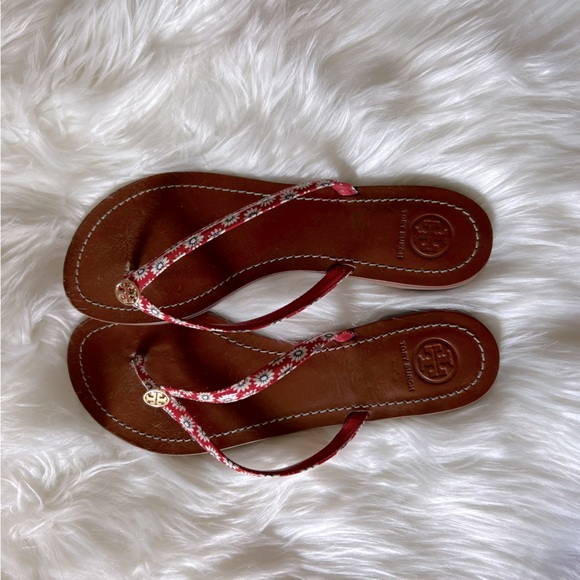 Tory Burch Daisy Flip Flops sz 9 - Picture 4 of 7